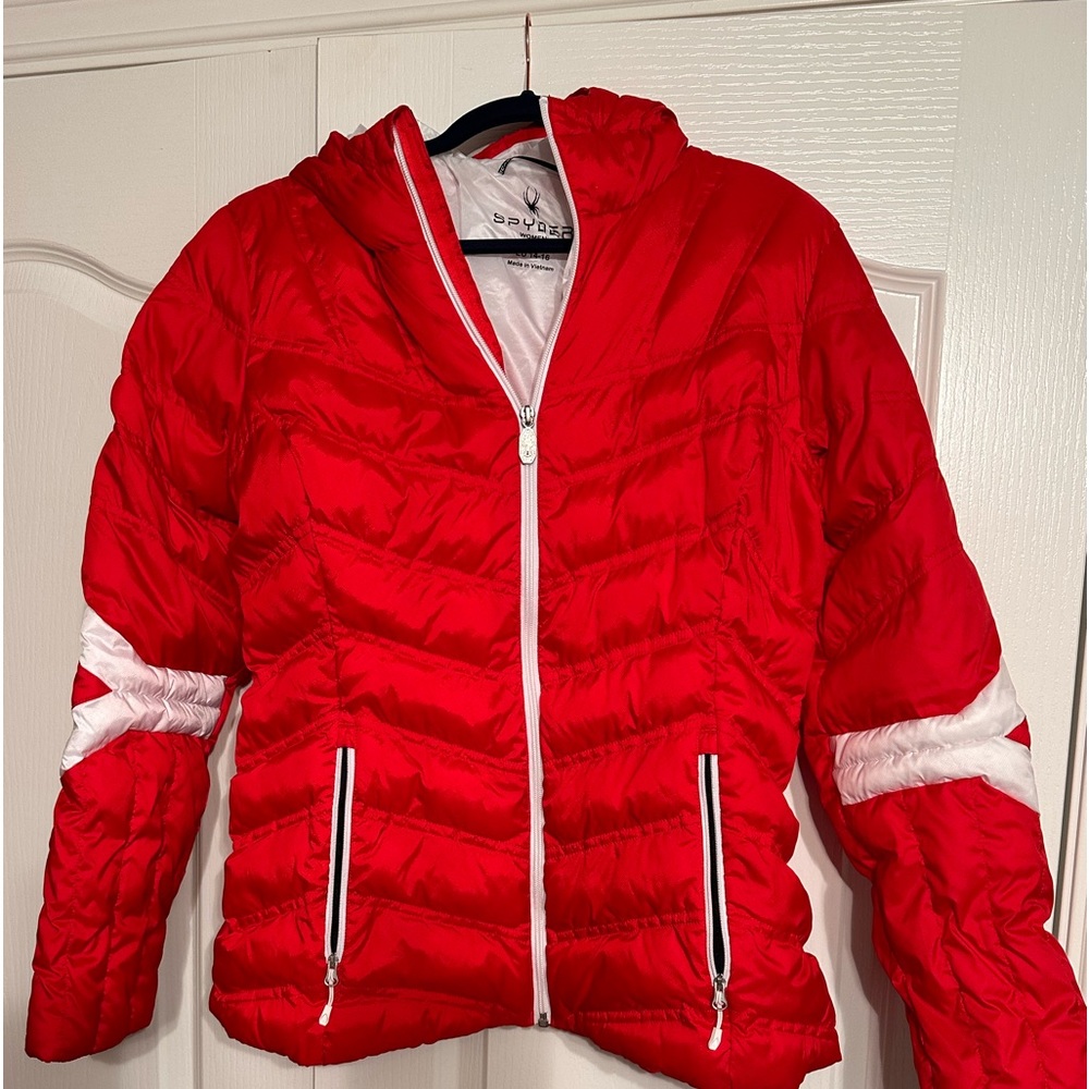 EUC Spyder Red and White Coat